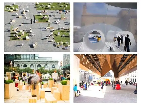 Ar  trumpalaikės architektūrinės priemonės gali gerinti urbanistinių viešųjų erdvių kokybę?