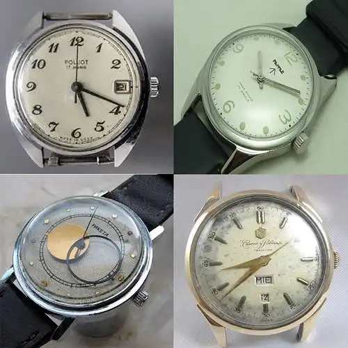 Laikrodis Poljot 1990 gamybos metų, mechaninis, padevėtas - Kiek už jį mokėtumėt?( vieno iš 4)