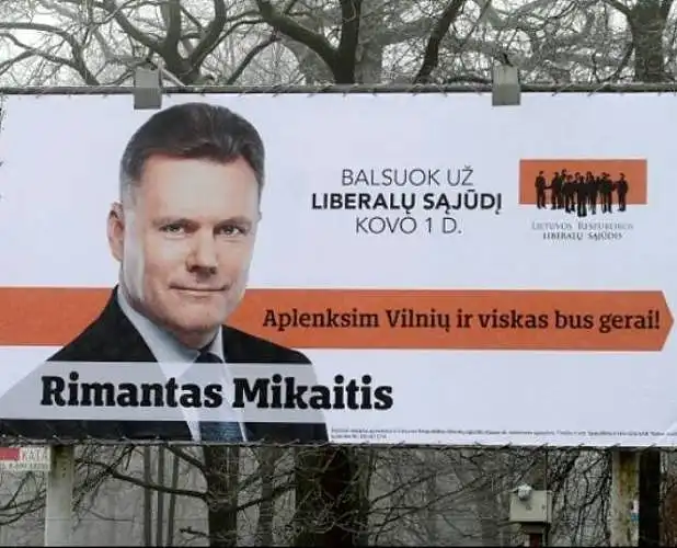 15) R. Mikaičio reklama: