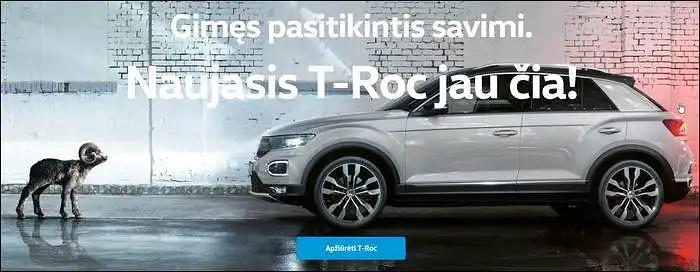 Kas patraukia jūsų dėmesį šioje Volkswagen reklamoje?