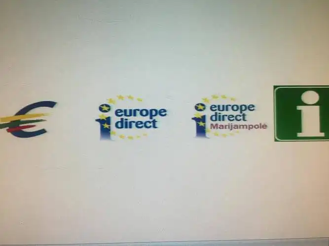 23.	Koks Europe Direct  (EDIC) informacijos centro Marijampolėje ženklas? (Pažymėkite vieną atsakymo variantą)