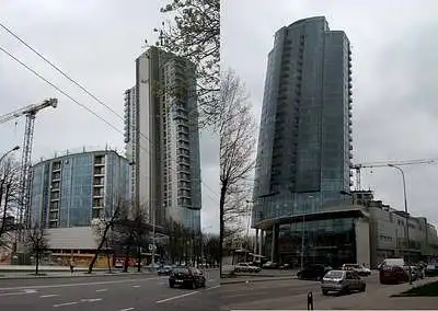 7. Įvertinkite daugiafunkcinio centro architektūrinę raišką balais nuo 1 iki 10. ( 10balų - labai patinka,  1 balas - visiškai nepatinka)