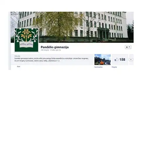 Mokyklos puslapis "Faceboook"