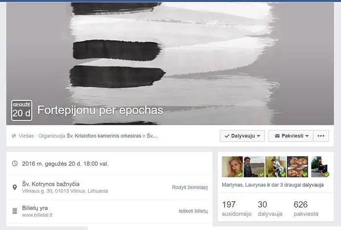 Facebook'o įvykį