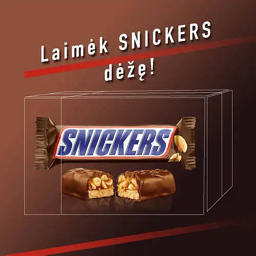 Atsakyk į klausimus ir laimėk SNICKERS dėžę!