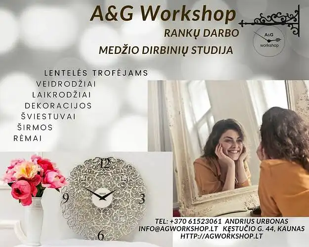 A&G Workshop: Kokie rankų darbo medžio dirbiniai mėgiamiausi naujakurių?