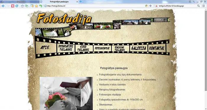 Lankiausi įmonės internetinėje svetainėje.