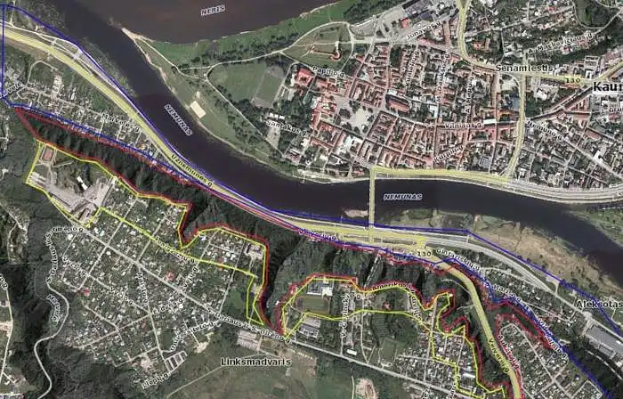 3. Kaip manote, kuria spalva pažymėtos teritorijos sudaro šlaito struktūrą? (galimi keli pasirinkimo variantai)