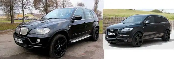 BMW X5 ar AUDI Q7 2008?