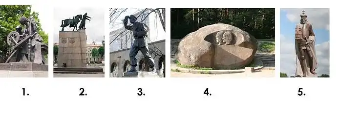 10. Kurie paminklai skirti knygnešystei ar spaudos draudimo laikotarpiui pagerbti / atminti? 