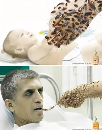 Kokius jausmus Jums sukelia reklamoje vaizduojami kenkėjai?