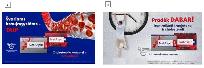NatAspin reklamos vertinimas
