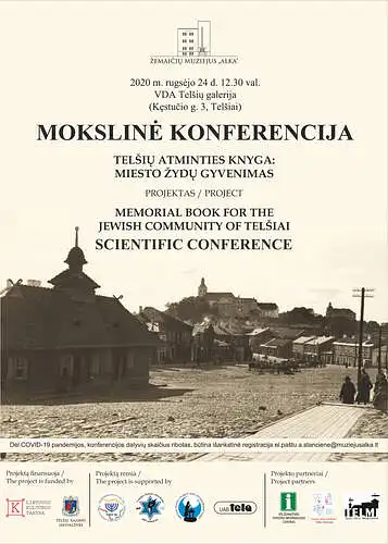 Mokslinės konferencijos „Telšių atminties knyga: miesto žydų gyvenimas“ dalyvių registracija