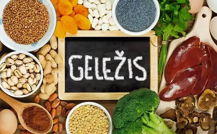Geležies nauda 