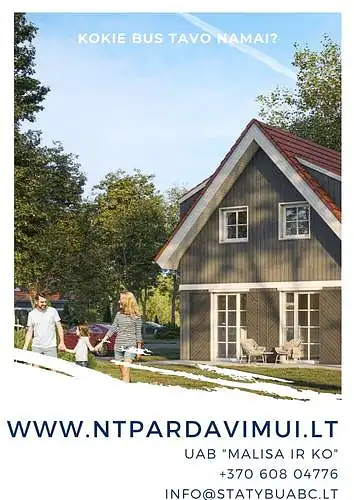 NT PARDAVIMUI klausia: kas Jums svarbiausia renkantis namus?