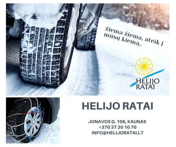 Helijo ratai: Kokias žiemines padangas šiais metais rinkotės?