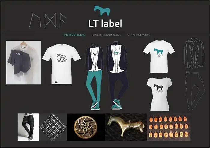 LT label brendo sklaida