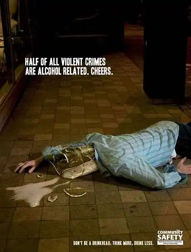 16.Ar jus šokiruoja ši, prieš alkoholio vartojimą skirta, socialinė reklama?