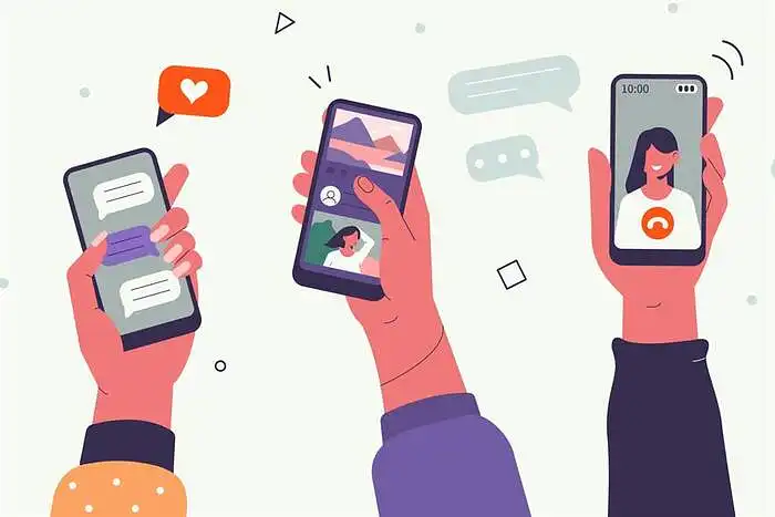 5. Kiek vidutiniškai laiko per dieną praleidžiate žemiau išvardintuose socialiniuose tinkluose? 