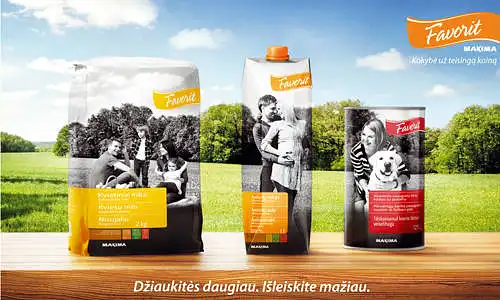 Ar esate matę "MAXIMA" prekės ženklo "Favorit" reklamą?