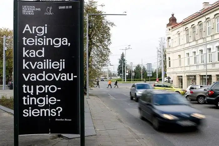 Ką manote apie šį LNDT plakatą?