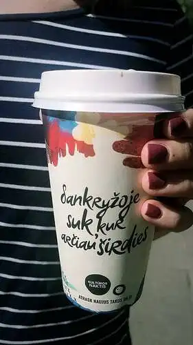 Ar pirktumėte kavą festivalio metu, dėl puodelio išvaizdos?