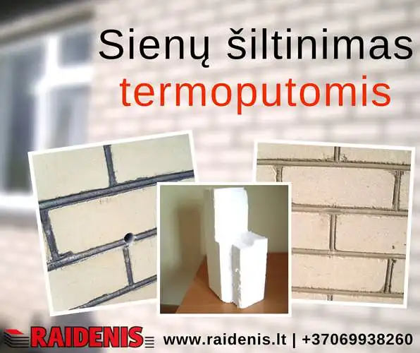 Pastatų šiltinimas termoputomis