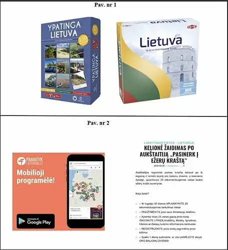 23. Kuris komunikacijos priemonės „žaidybinimas“ pavyzdys jus labiau skatina keliauti?