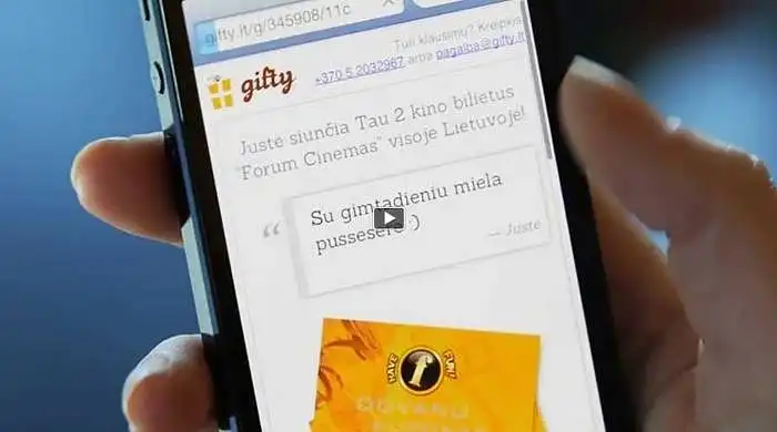 Jūs dovanojate dovanas, įsigytas iš „gifty” programėlės, savo draugams, bendradarbiams ir pan.: