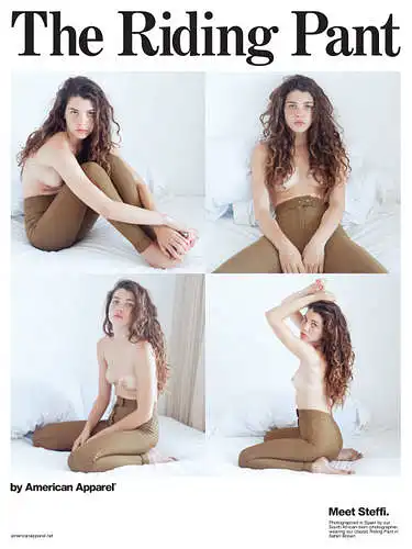 Pateiktoje skalėje įvertinkite American Apparel reklaminės kampanijos patrauklumą.  