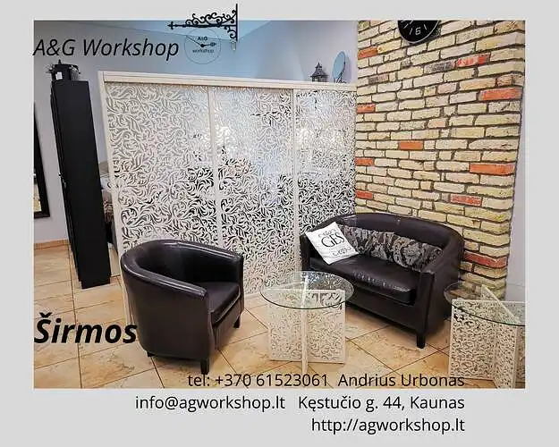 Kur širmos galėtų būti naudojamos?