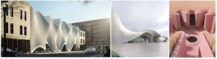 15. Įvertinkite architektūros tendenciją, kurioje pastato estetika išreiškiama išskirtinėmis organiškomis, plastiškomis formomis.