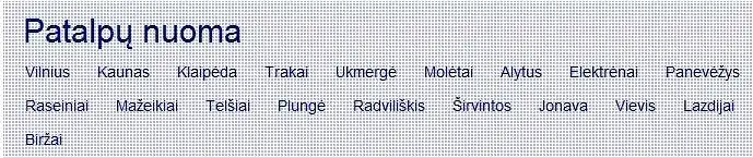 Koks rūšiavimas pagal patalpos vietą jums patogesnis?