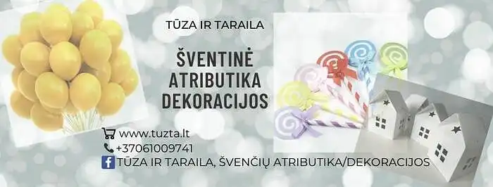 Gimtadienis: be kokios šventinės atributikos jo neįsivaizduojate? (Galimi keli atsakymų variantai)