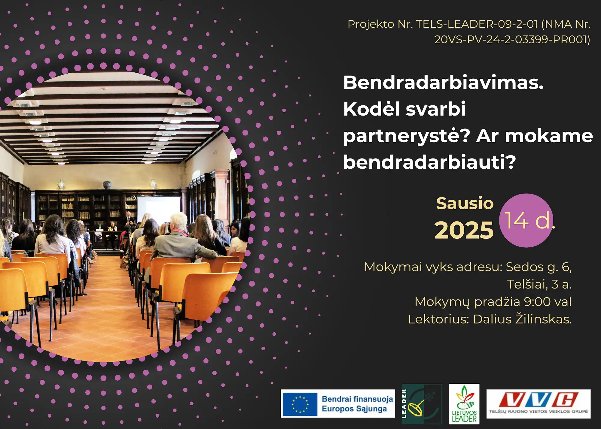 Registracija į mokymus 2025-01-14 