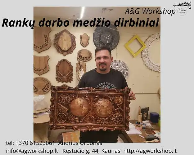 Kokie rankų darbo medžio dirbiniai jus domina?