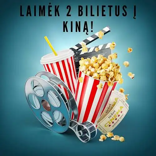 Atsakyk į klausimus ir laimėk bilietus į kiną!