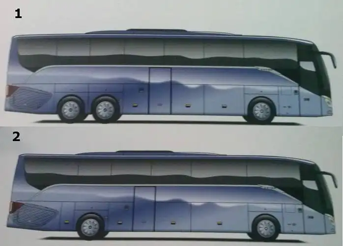 Kuris autobusas atrodo gražesnis