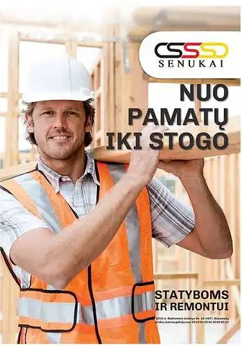 Kas jum labiausiai patinka spausdintame  "Kesko Senukai" reklaminiame buklete "Nuo pamatų iki stogo"?