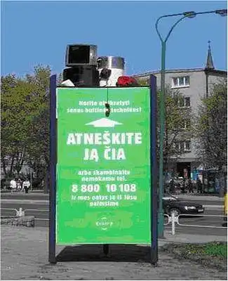 17. Ar čia netradicinė reklama?