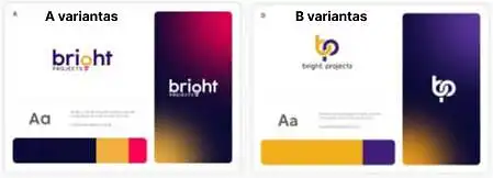 Kuris logotipas labiau reprezentuoja IT įmonę?