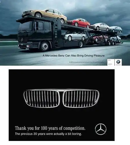 Kuri iš pateiktų reklamų Jums atrodo konkurencingesnė?