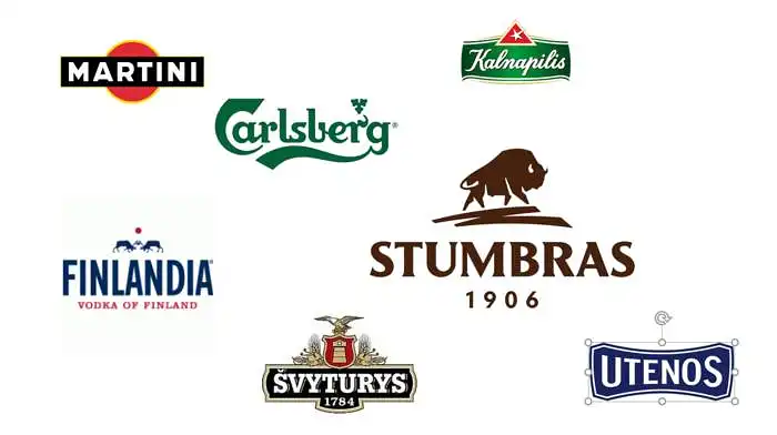 Su kuo jums asocijuojasi paveiksle matomi logotipai?
