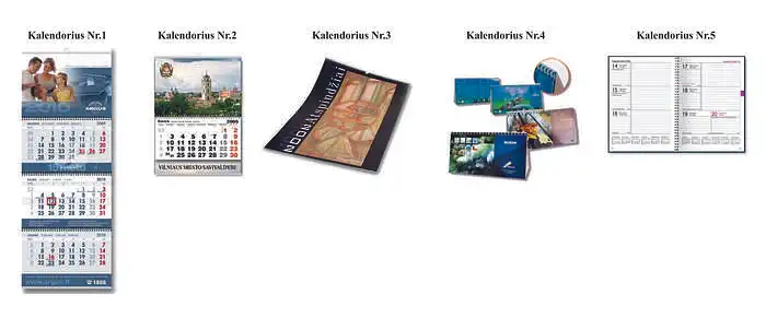 Kokio tipo kalendoriai Jums labiausiai patiktų?