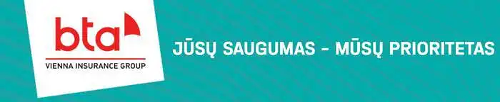 Reklama D - vertinamas tekstas: "Jūsų saugumas - mūsų prioritetas"