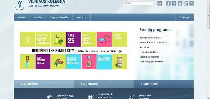 Ar jus tenkina Vilniaus kolegijos internetinis puslapis ? ar viską randate ko ieškote ? kokius įžvelgiate trūkumus bei privalumus šio puslapio