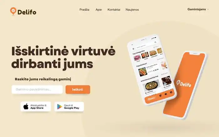 Smulkiųjų maisto gamintojų integracija internete