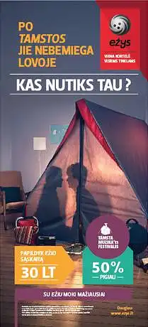 Atsižvelgdami į pateiktą reklamą ir teiginius šalia jos, įvertinkite kiek sutinkate su kiekvienu iš jų: