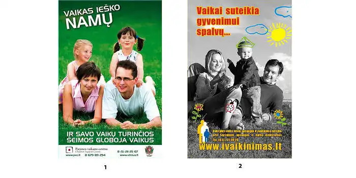 Kuri reklama Jums atrodo vizualiai labiau atkreipianti dėmesį, ir kodėl?