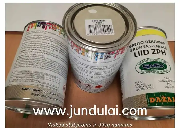 UAB ,,Jundulai": Ar naujas lietuviškas produktas “Greito džiūvimo gruntas- emalė „LIID ZPH“ rado savo vartotojus rinkoje?